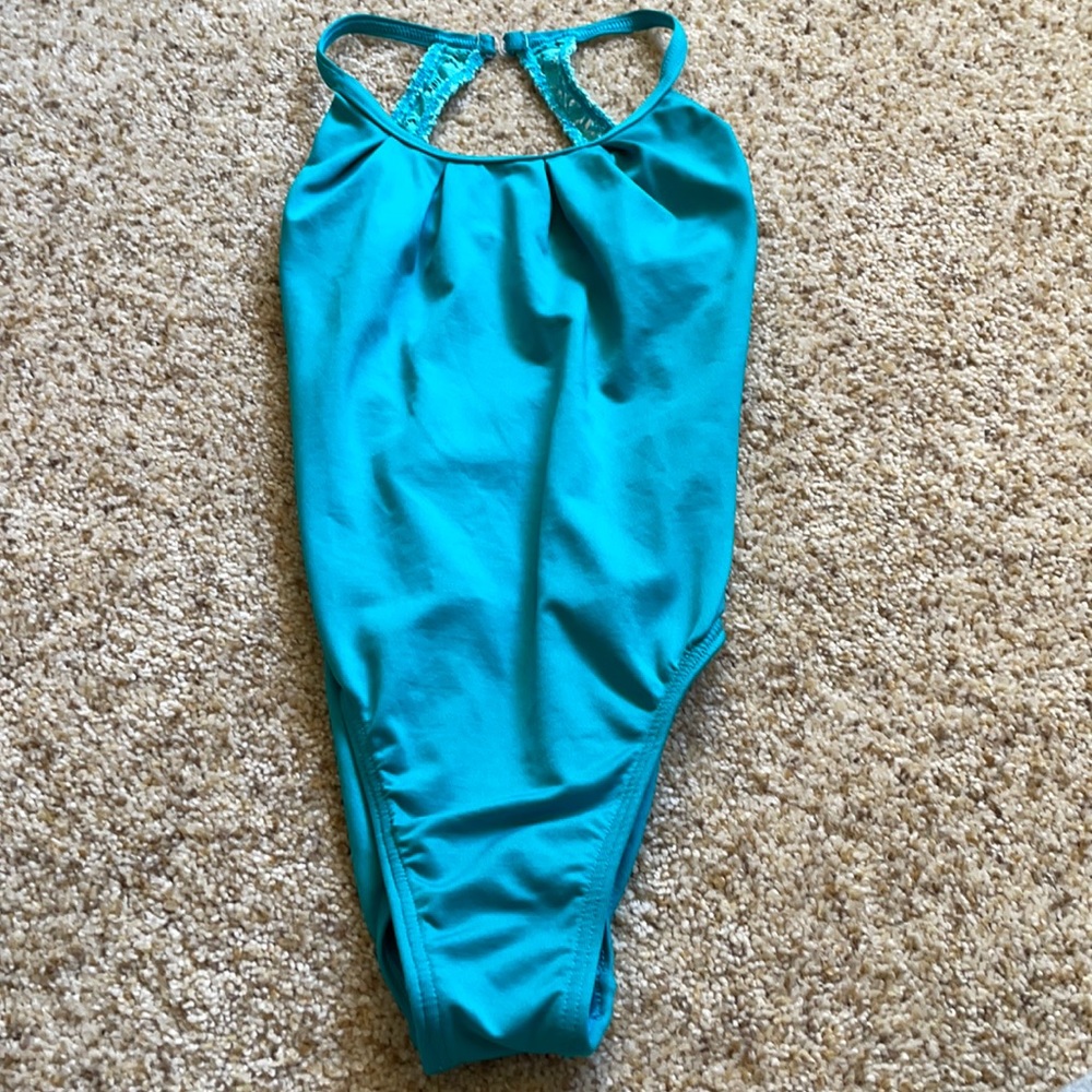 Motionwear teal leotard